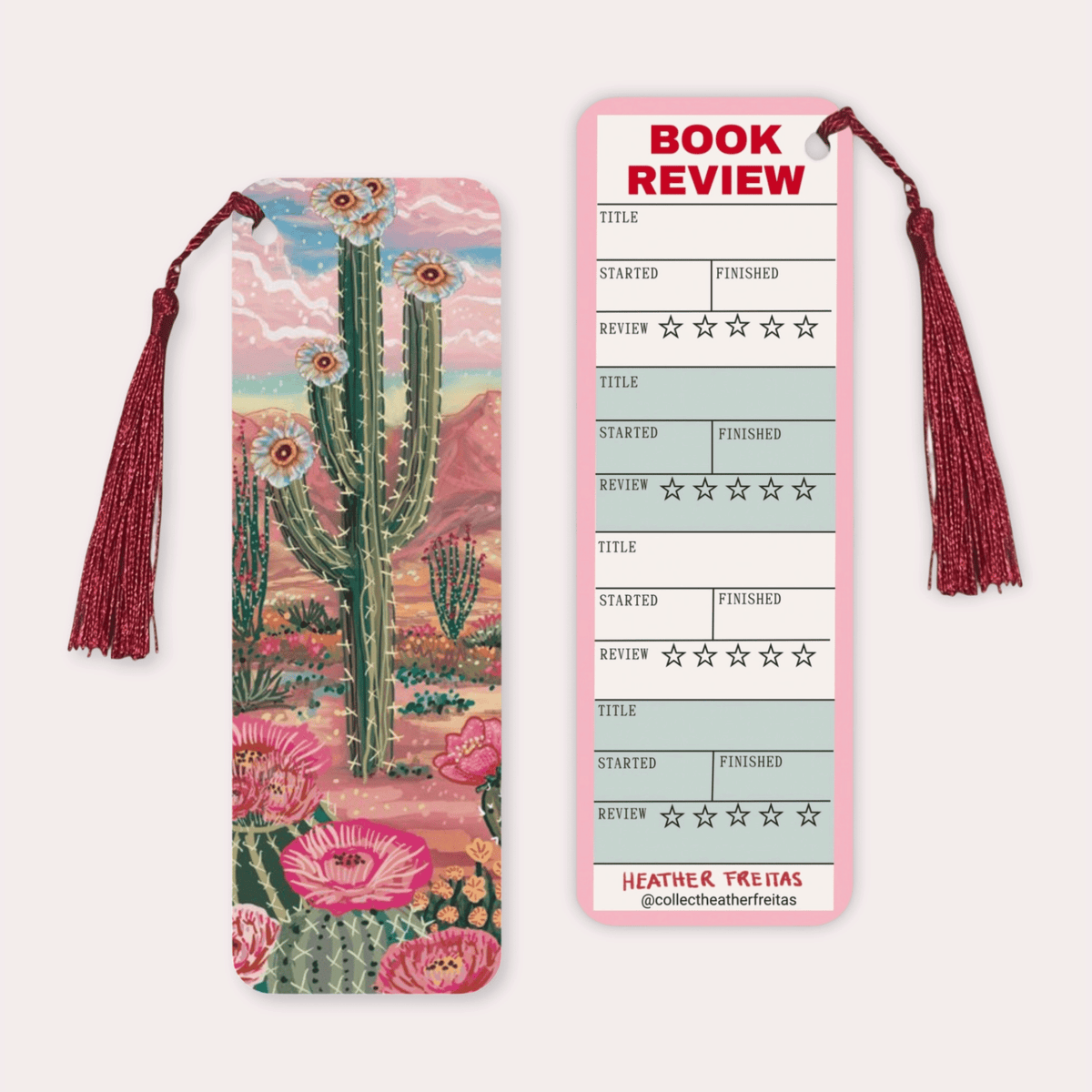 Desert Paradise Soft Touch Premium Bookmark - Starry Skies Austin