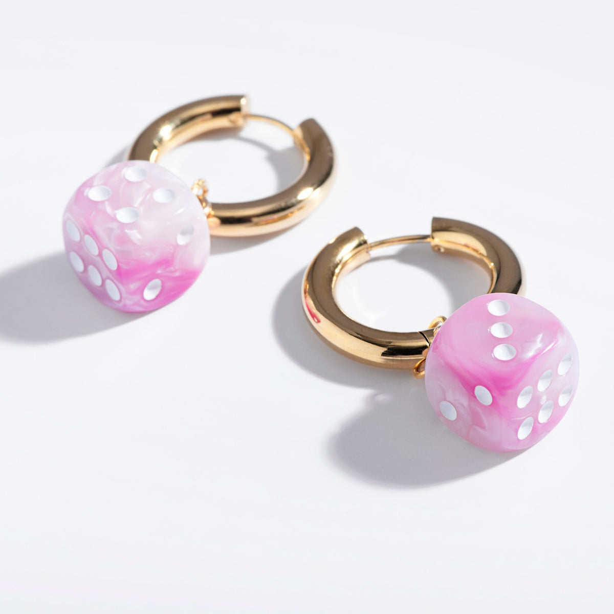Dice Drop Earrings - Starry Skies Austin
