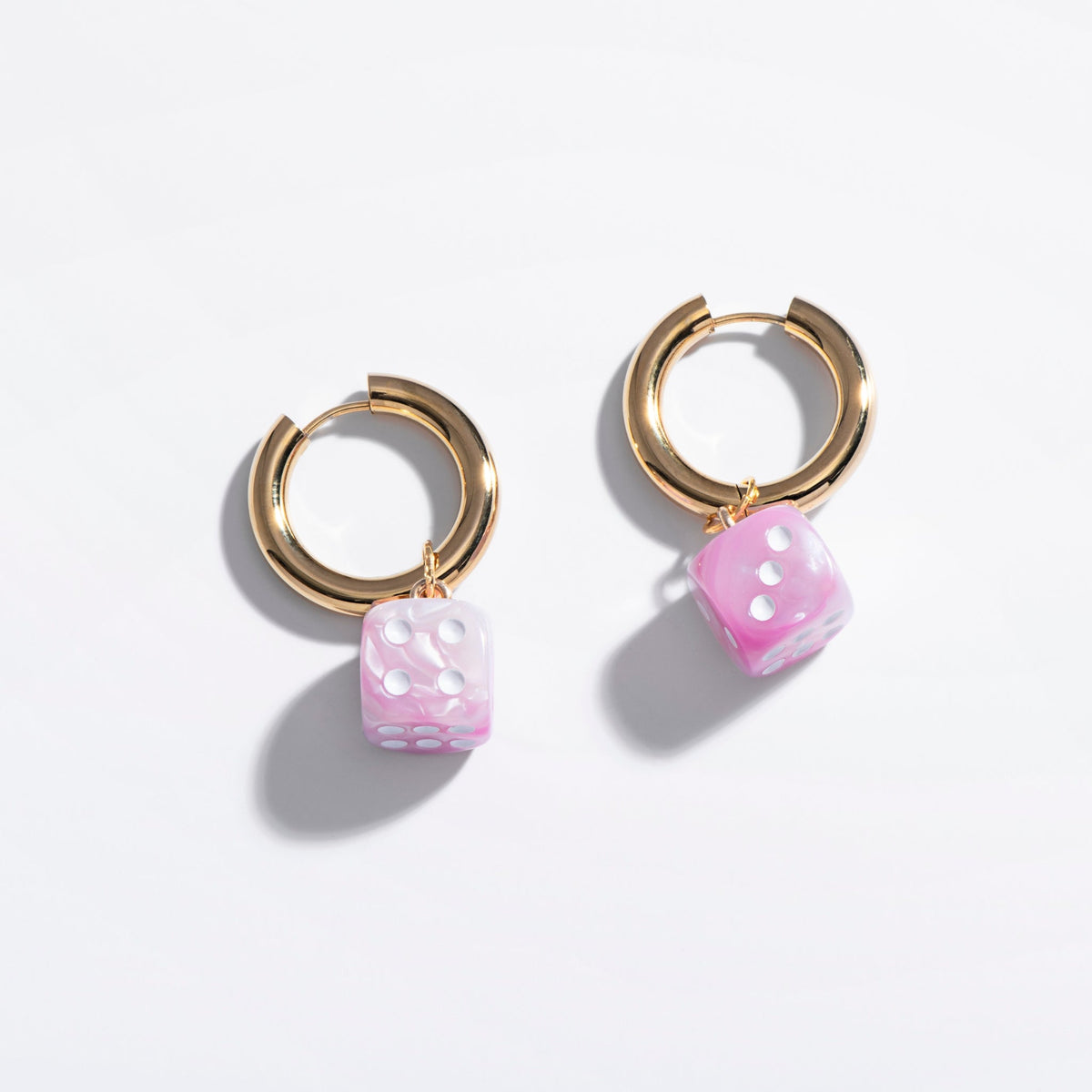 Dice Drop Earrings - Starry Skies Austin