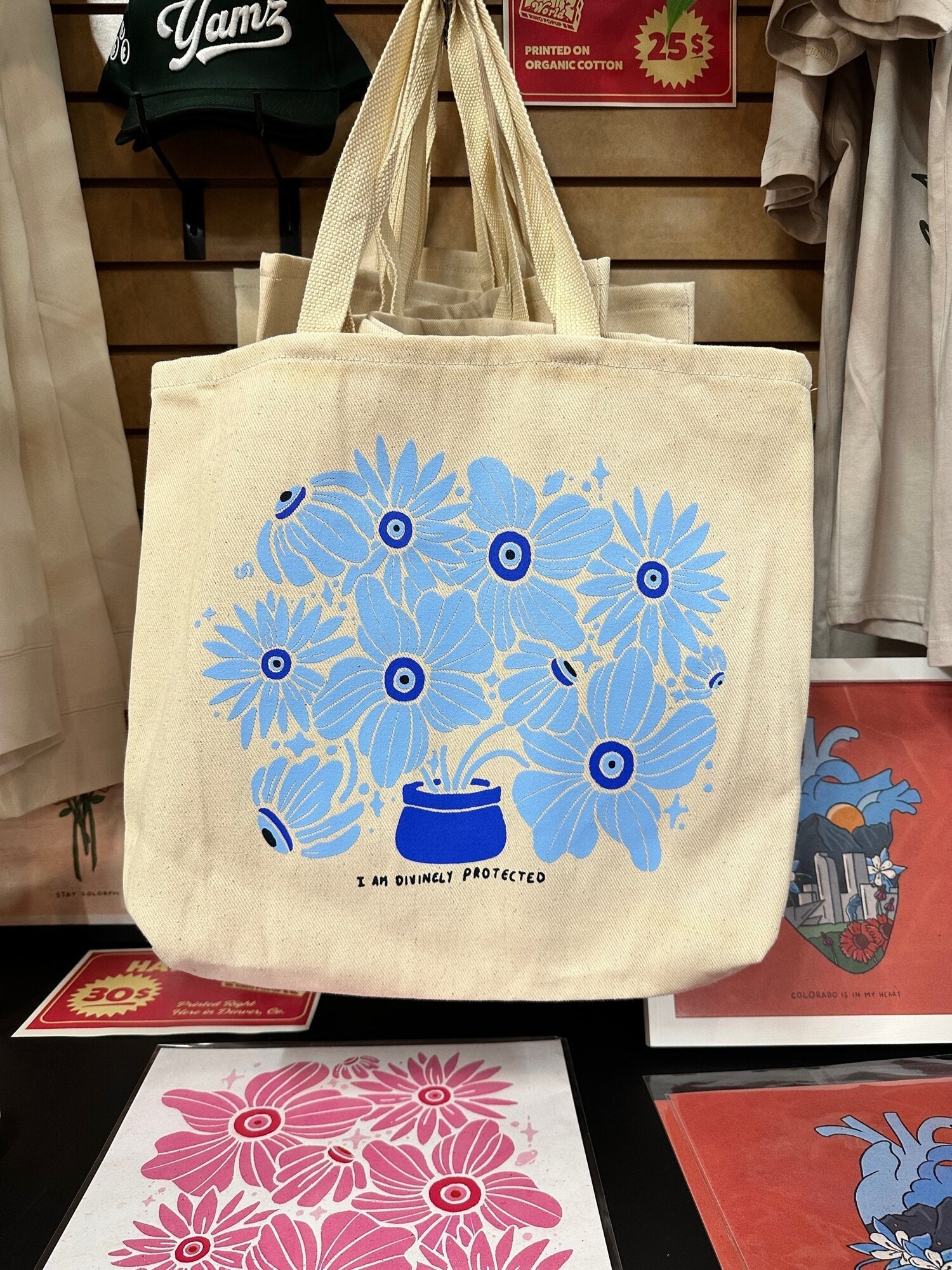 Divinely Protected Tote Bag - Starry Skies Austin