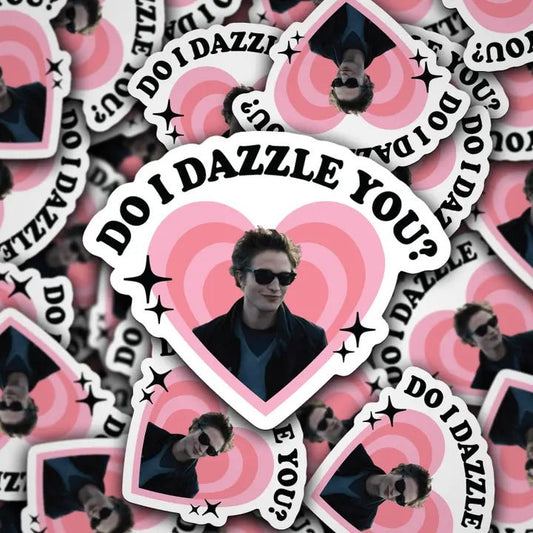 Do I Dazzle You Sticker - Starry Skies Austin