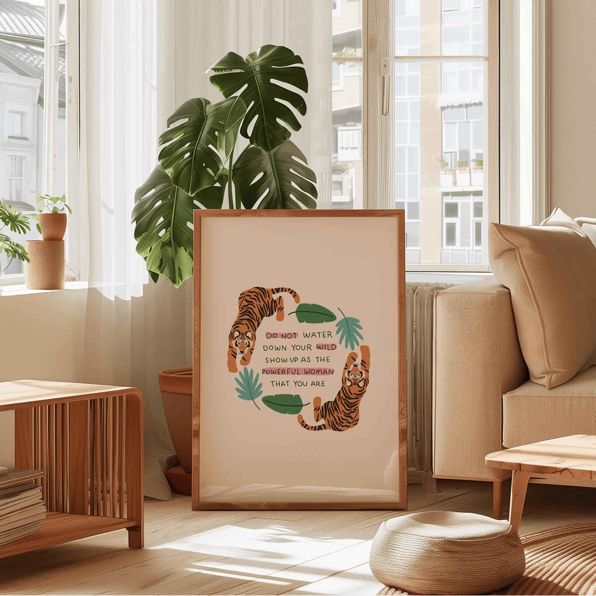 Do Not Water Down Your Wild Unframed Art Print - Starry Skies Austin