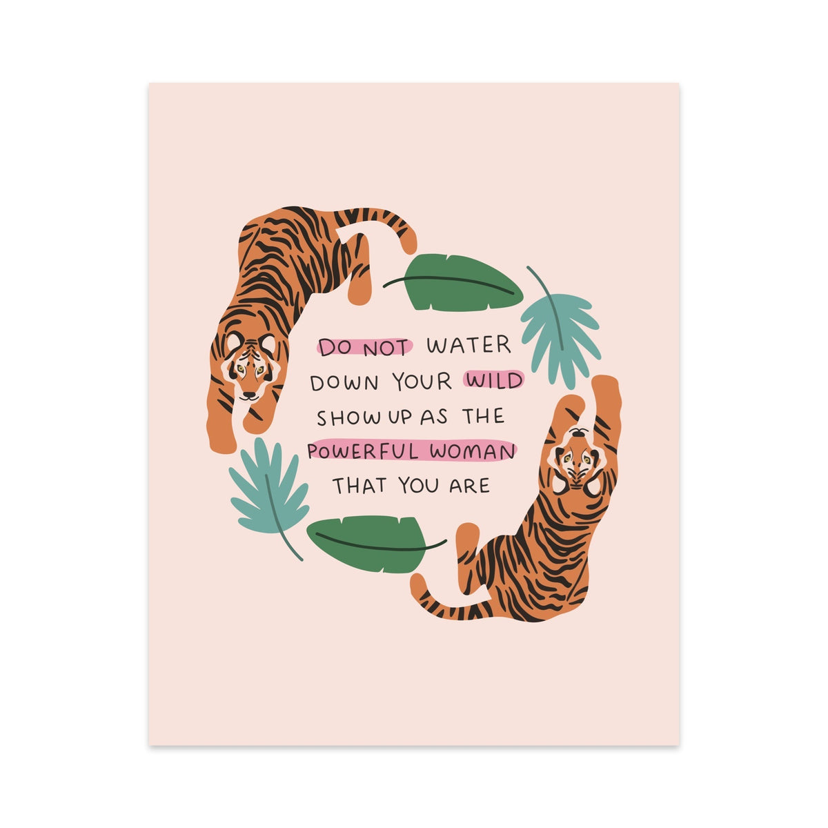 Do Not Water Down Your Wild Unframed Art Print - Starry Skies Austin