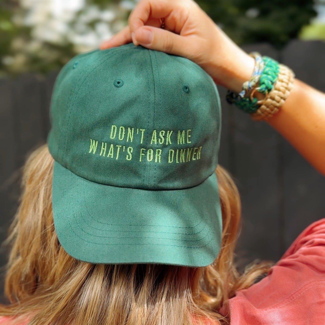 Don't Ask Me What's For Dinner | Embroidered Dad Hat - Starry Skies Austin
