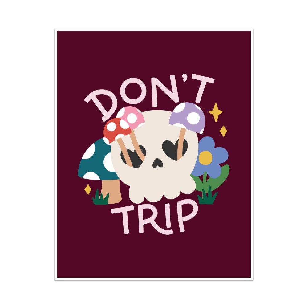 Don't Trip Unframed Art Print - Starry Skies Austin