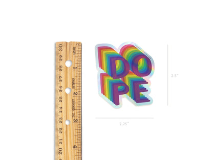 DOPE Holographic Sticker - Starry Skies Austin
