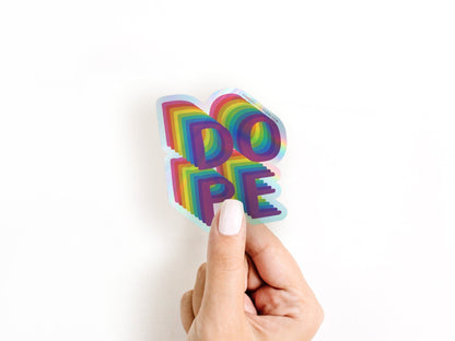 DOPE Holographic Sticker - Starry Skies Austin