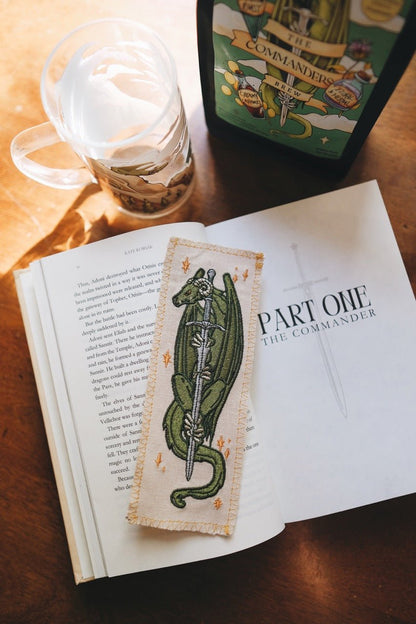 Dragon Guard | Embroidered Bookmark - Starry Skies Austin