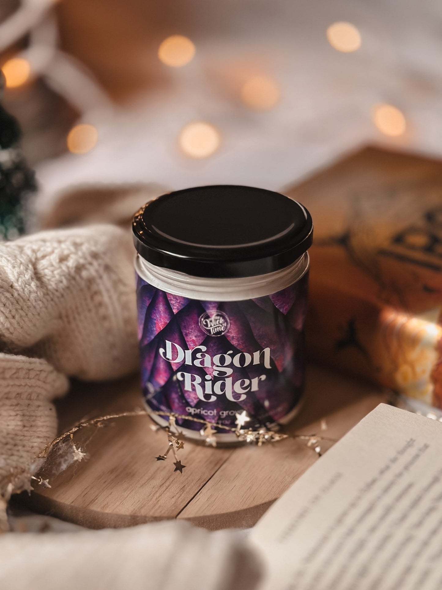 Dragon Rider Candle - Starry Skies Austin