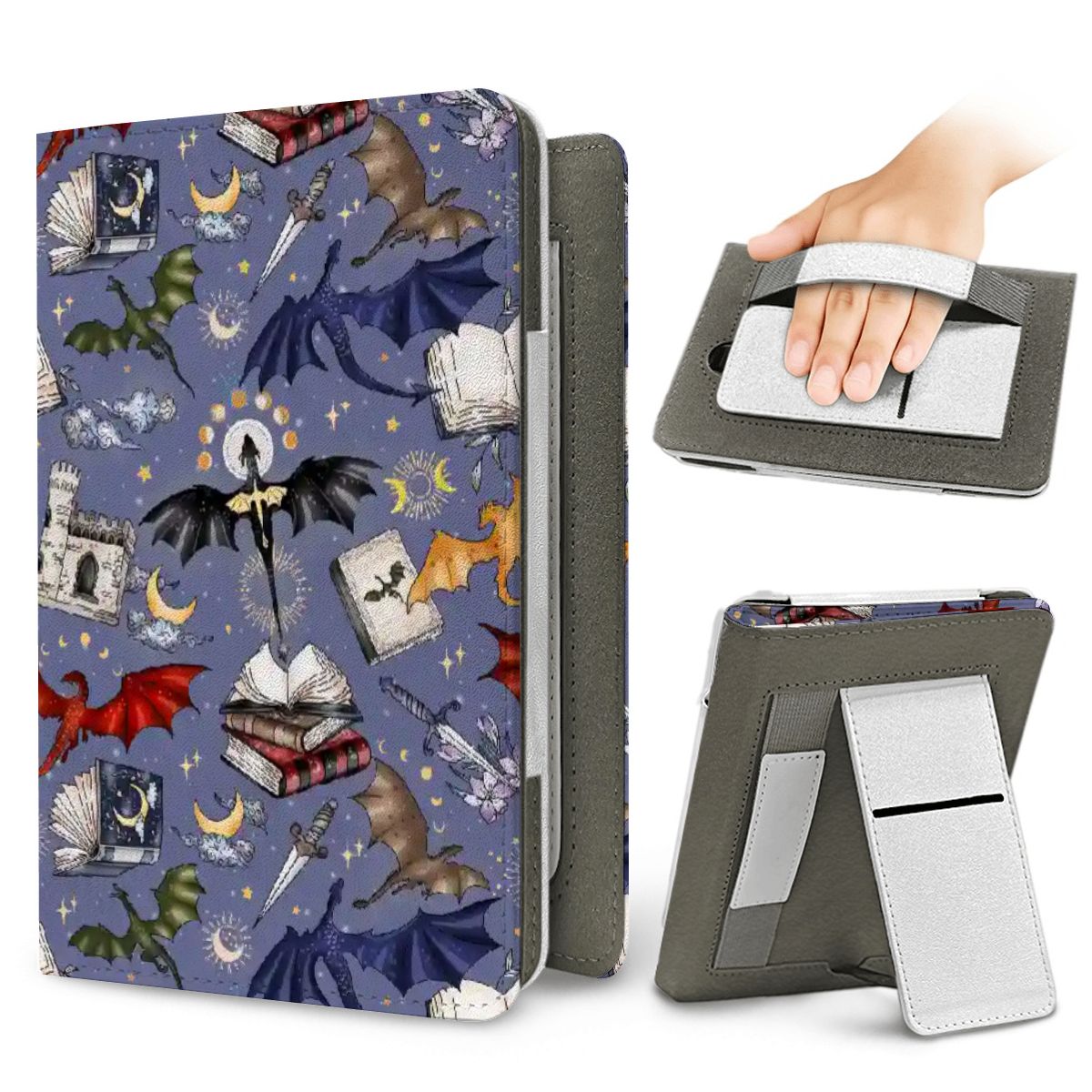 Dragon Rider Kindle Case with Card Slot - Starry Skies Austin