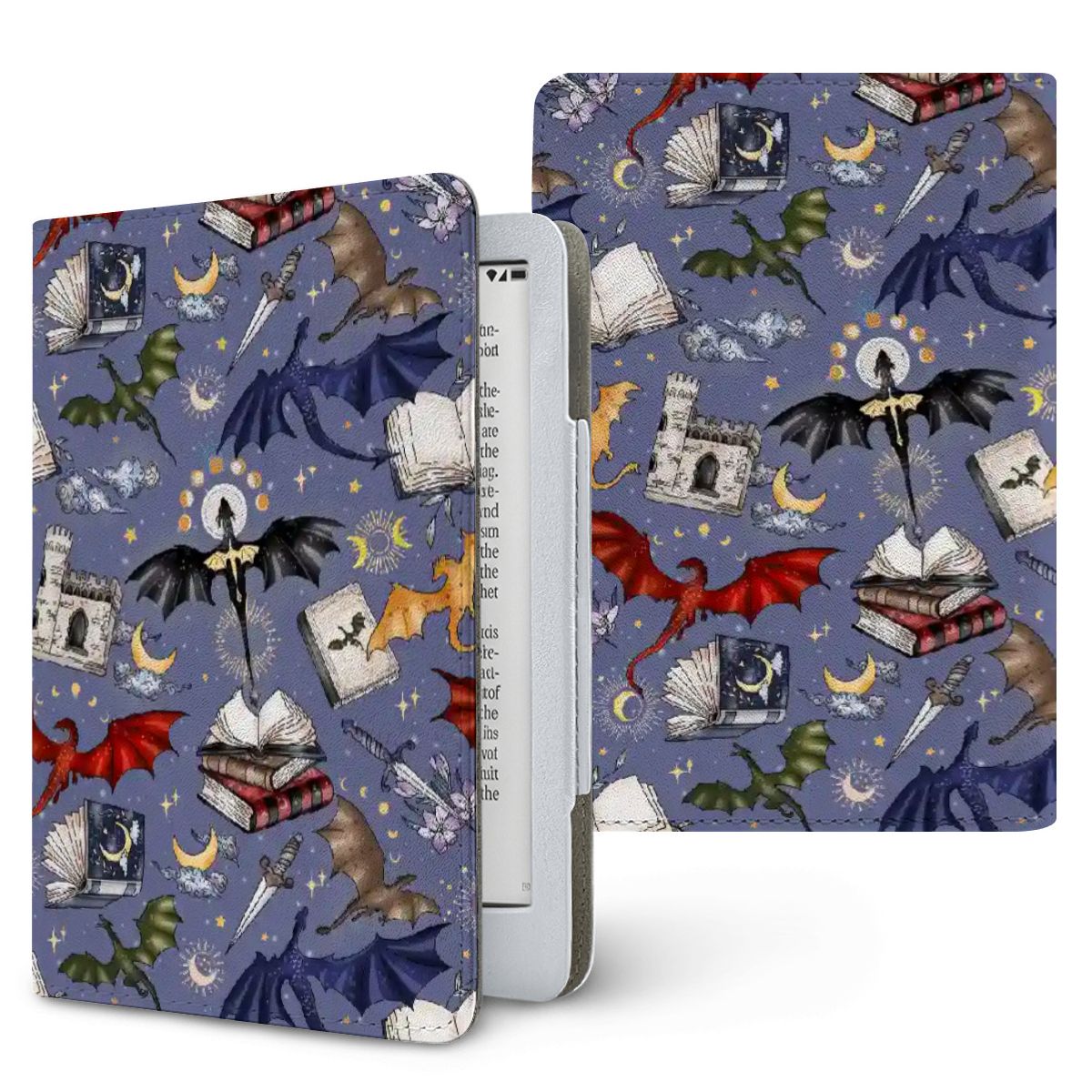 Dragon Rider Kindle Case with Card Slot - Starry Skies Austin