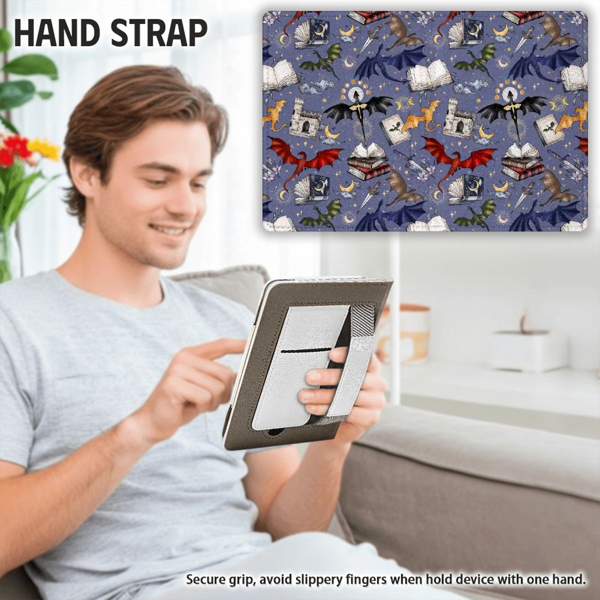 Dragon Rider Kindle Case with Card Slot - Starry Skies Austin