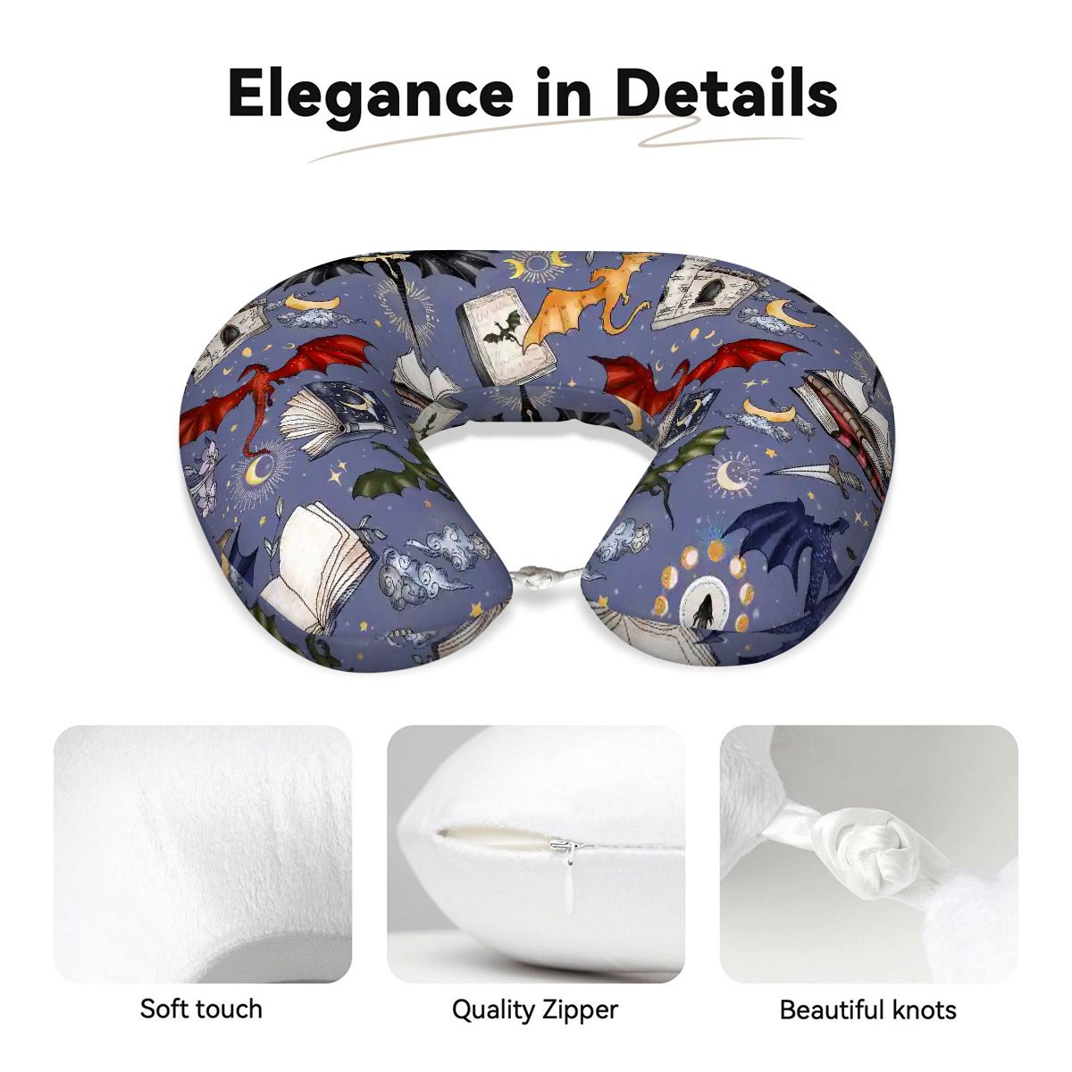 Dragon Rider Travel Neck Pillow - Starry Skies Austin