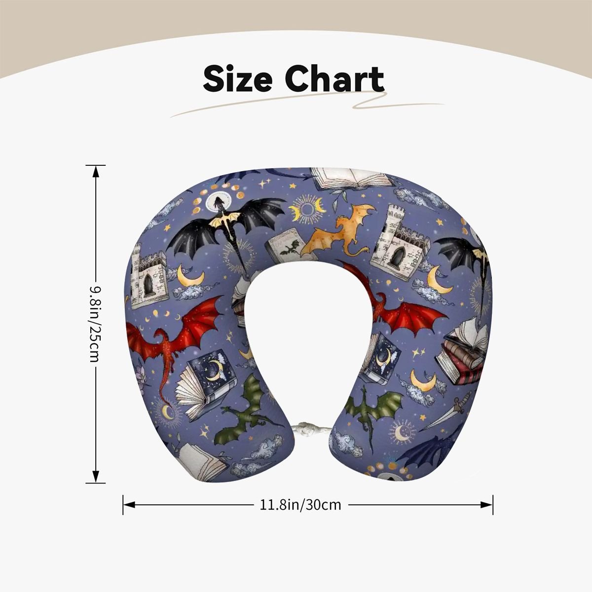 Dragon Rider Travel Neck Pillow - Starry Skies Austin