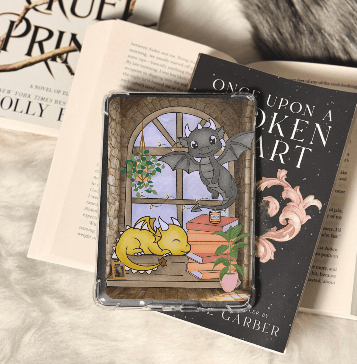 Dragon Window Watchers Kindle Paperwhite Insert - Starry Skies Austin