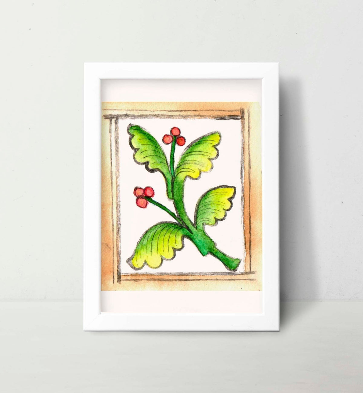 Dublin Cathedral Stained Glass Flower Art Print - Irish Medieval - Starry Skies Austin