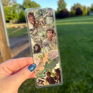 Dylan Lovers Collage Dual-Sided Cardstock Bookmark - Starry Skies Austin