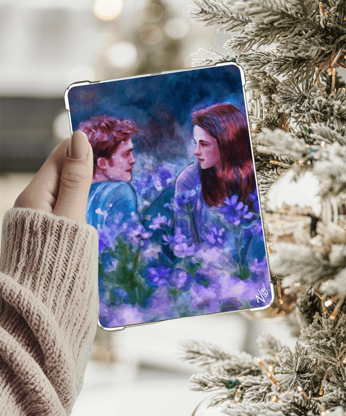 Edward and Bella Fields Kindle Paperwhite Insert - Starry Skies Austin