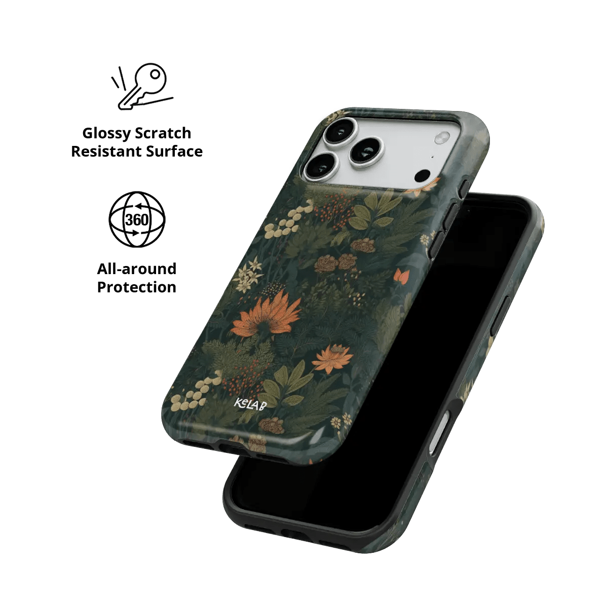 Elderberry Enchantment | Dark Academia Floral iPhone Case - Starry Skies Austin