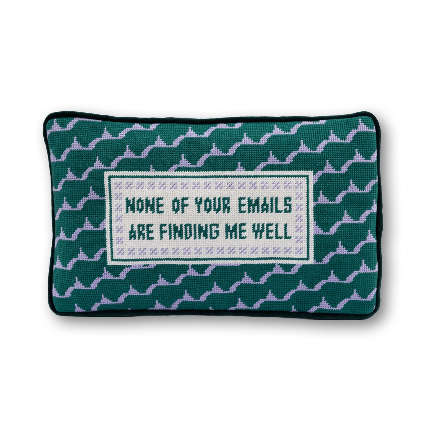 Emails Finding Me Needlepoint Pillow - Starry Skies Austin