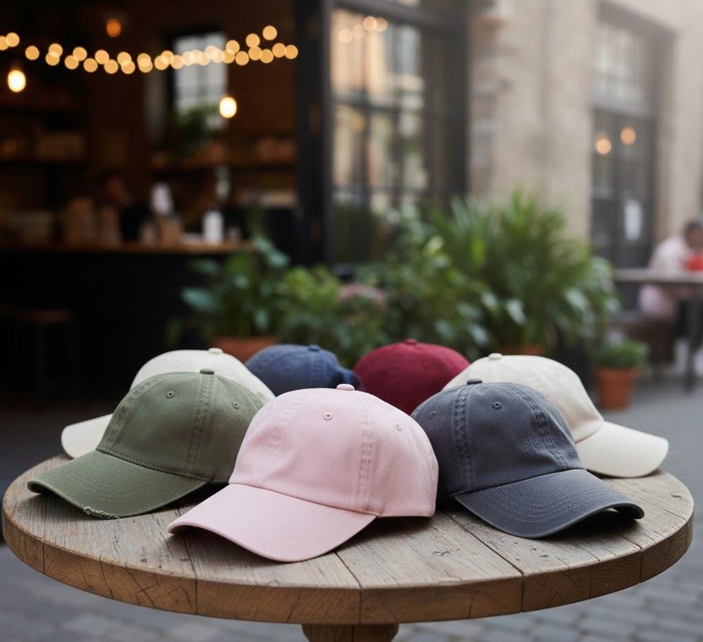 Embroidered Bird Cap - Beige Hat with Colorful Bird Design - Starry Skies Austin