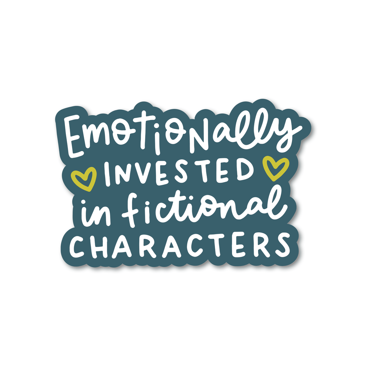 Emotionally Invested in Fictional Characters Vinyl Sticker - Starry Skies Austin