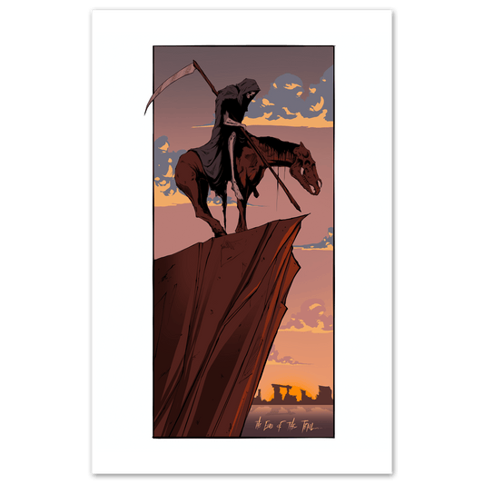 End of Trail Print - Starry Skies Austin
