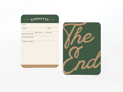 Endnotes Book Review Card Set - Starry Skies Austin