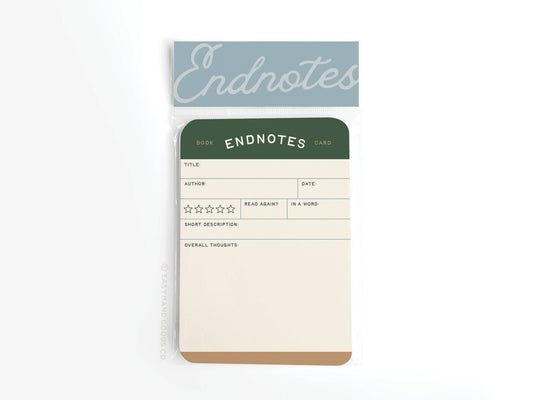 Endnotes Book Review Card Set - Starry Skies Austin