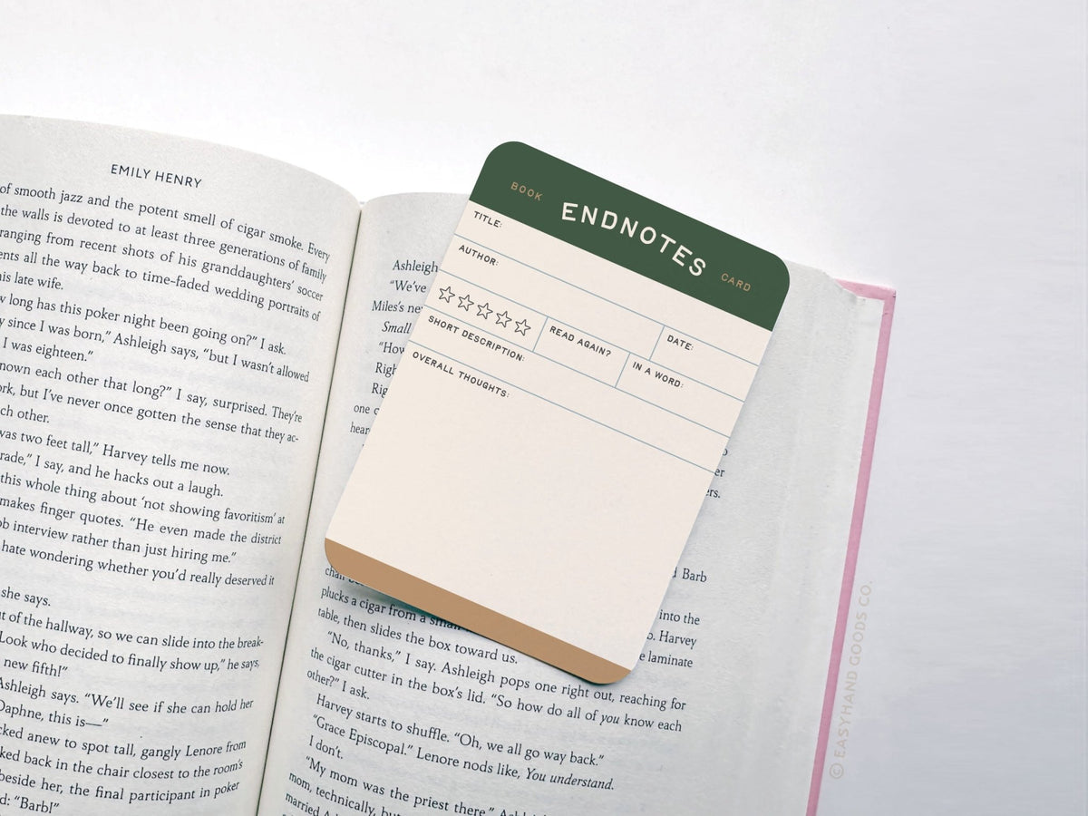 Endnotes Book Review Card Set - Starry Skies Austin