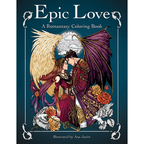 Epic Love: A Romantasy Coloring Book - Paperback - Starry Skies Austin