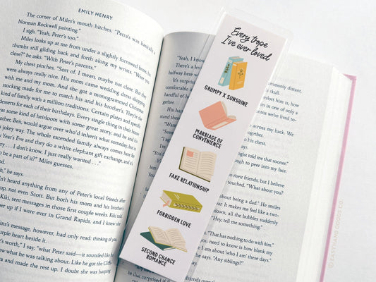Every Trope I've Ever Loved Laminated Bookmark - Starry Skies Austin