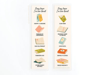 Every Trope I've Ever Loved Laminated Bookmark - Starry Skies Austin