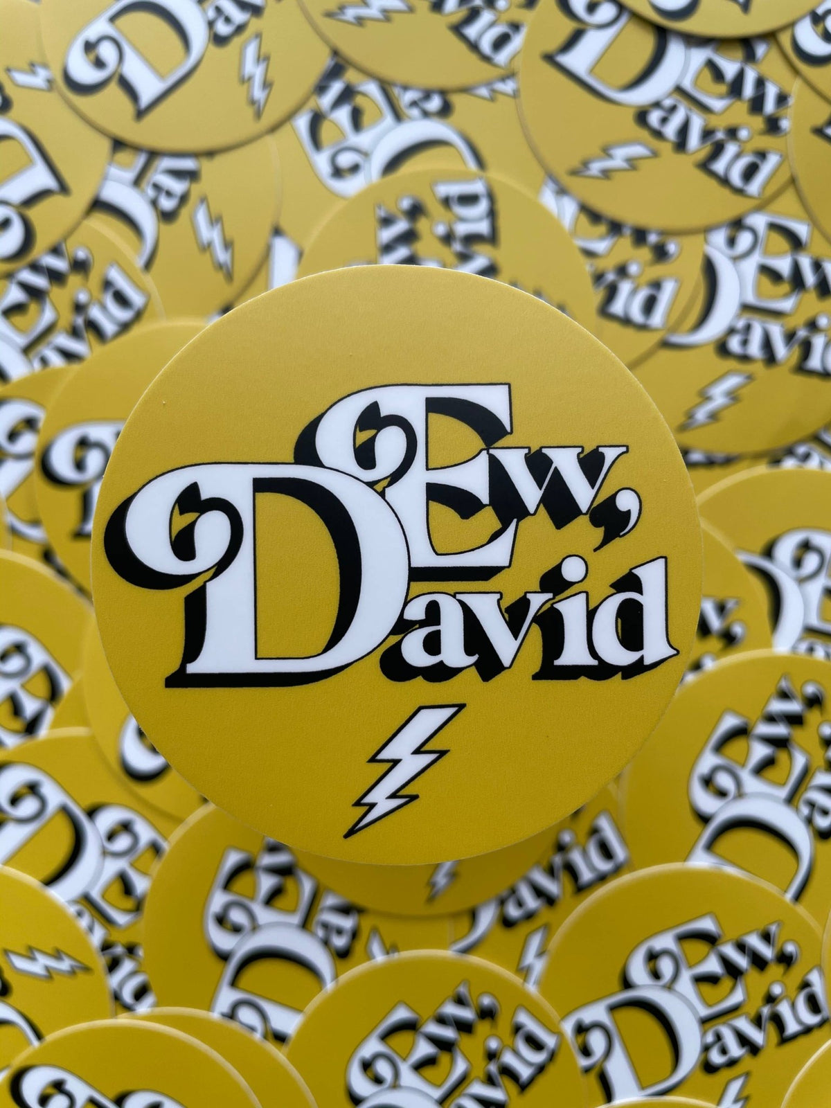 Ew, David Sticker - Starry Skies Austin