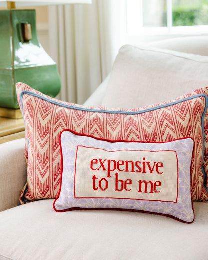 Expensive To Be Me Needlepoint Pillow - Starry Skies Austin