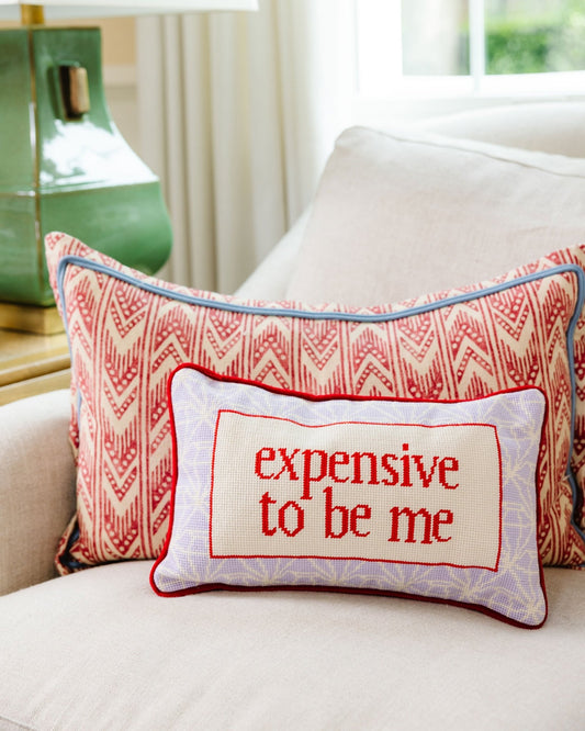 Expensive To Be Me Needlepoint Pillow - Starry Skies Austin