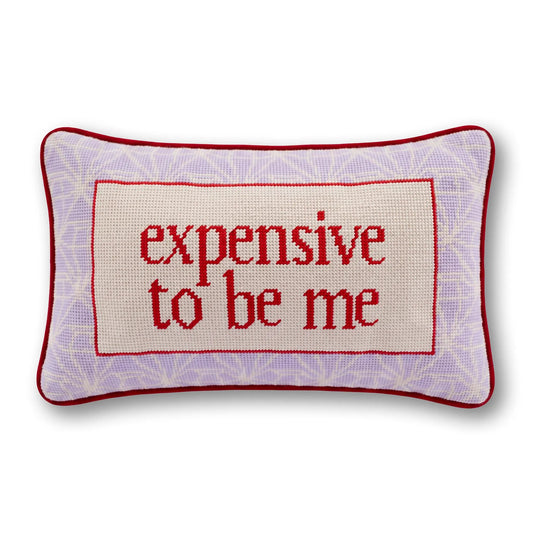 Expensive To Be Me Needlepoint Pillow - Starry Skies Austin