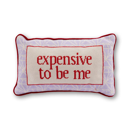 Expensive To Be Me Needlepoint Pillow - Starry Skies Austin