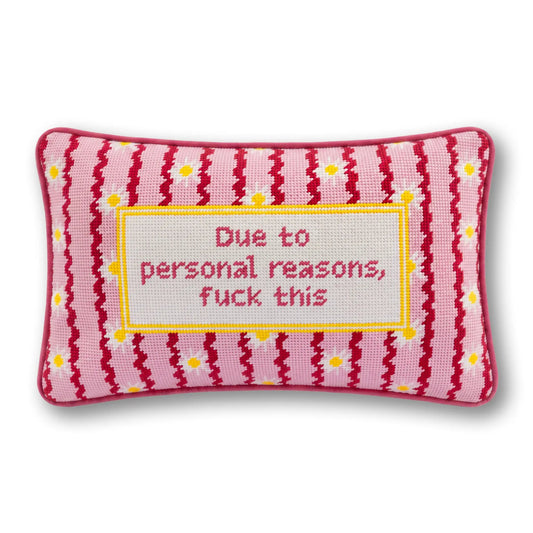 F This Needlepoint Pillow - Starry Skies Austin