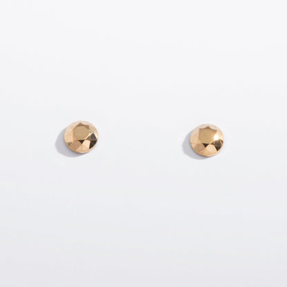 Faceted Circle Flat Back Studs - Starry Skies Austin