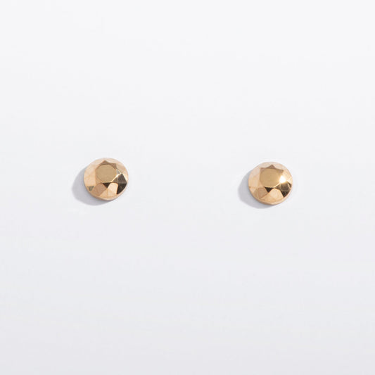 Faceted Circle Flat Back Studs - Starry Skies Austin