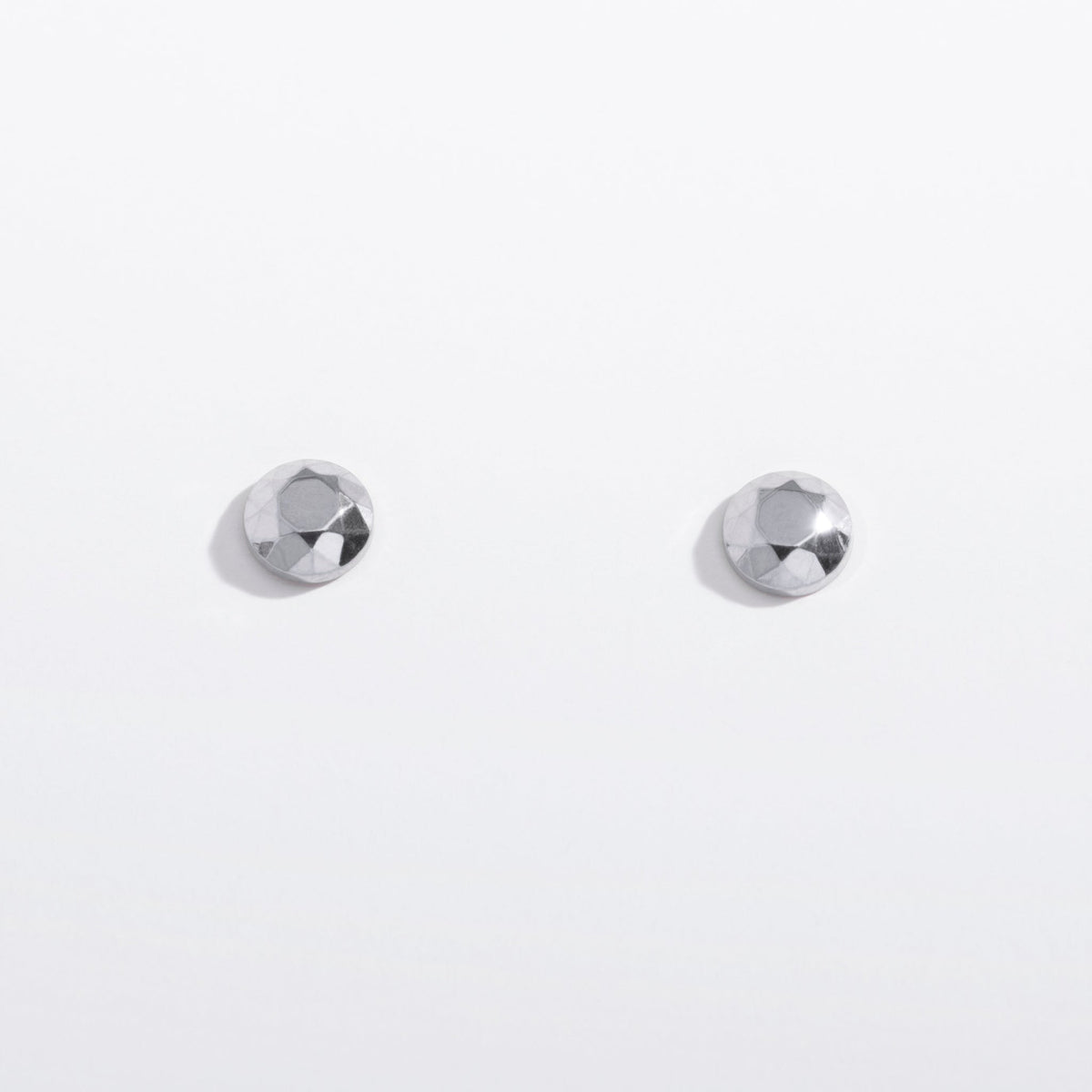 Faceted Circle Flat Back Studs - Starry Skies Austin