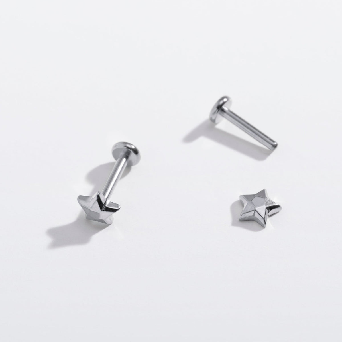 Faceted Star Flat Back Studs - Starry Skies Austin