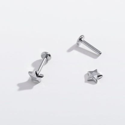 Faceted Star Flat Back Studs - Starry Skies Austin
