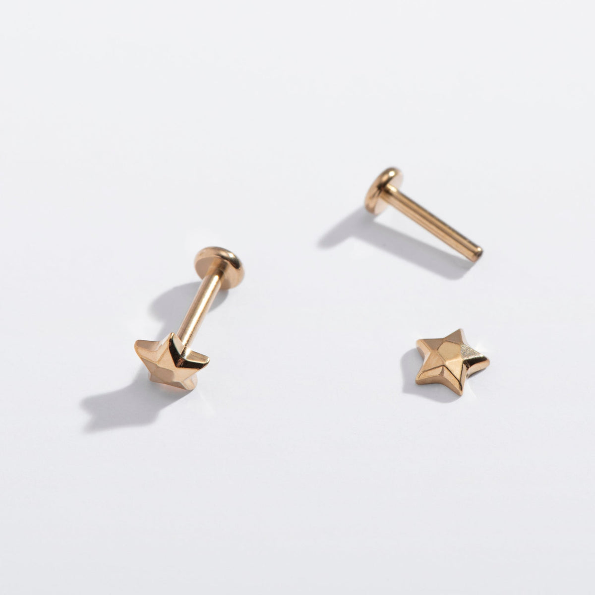Faceted Star Flat Back Studs - Starry Skies Austin