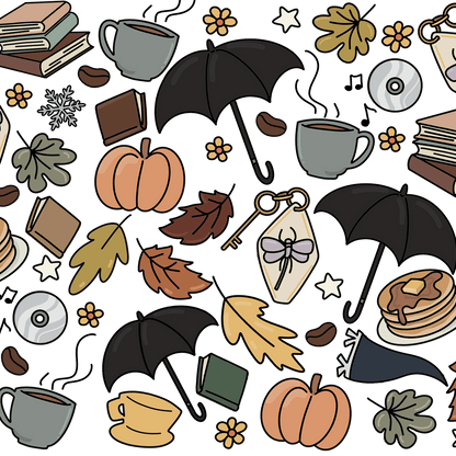 Fall Girls Glass Cup, Mug & Tumbler with Lid and Straw - Starry Skies Austin