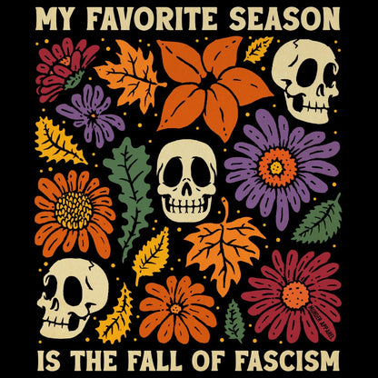 Fall Of Fascism T-shirt - Starry Skies Austin