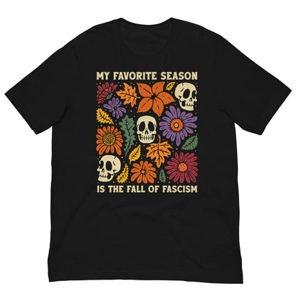 Fall Of Fascism T-shirt - Starry Skies Austin