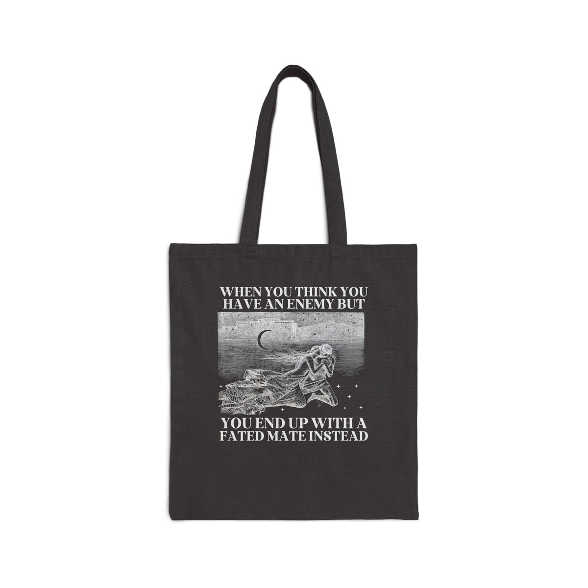 Fantasy Romance Bookworm Tote Bag - Starry Skies Austin