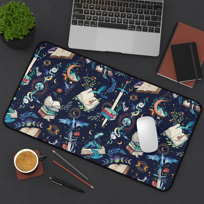 Fantasy Romance Desk Mat - Starry Skies Austin
